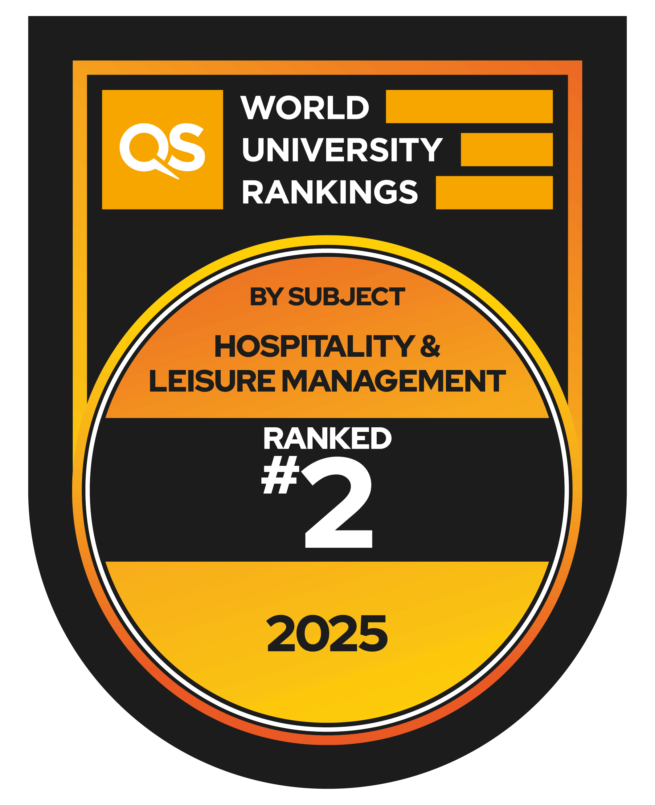 QS世界大学ランキングホスピタリティ＆レジャー学部